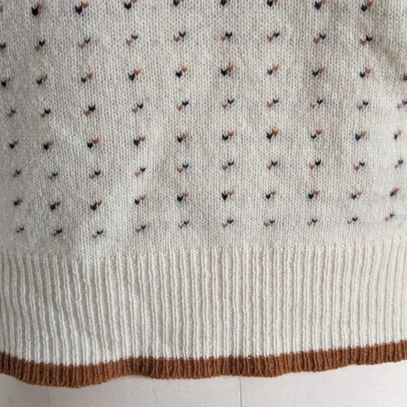Madewell Wallace Wool Crew Neck Sweater Cream Size Medium - Picture 7 of 7